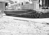 AP1-88 hovercraft at the Hovertravel maintenance hangar